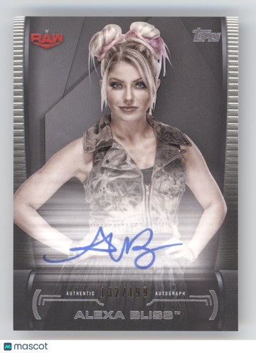 2021 Topps WWE Undisputed Autographs Alexa Bliss #A-AB /199