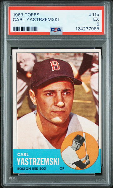 1963 Topps Carl Yastrzemski #115 PSA 5