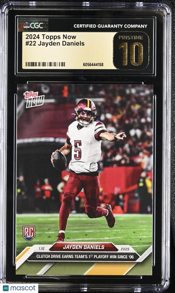 2024 Topps Now Jayden Daniels #22 CGC 10