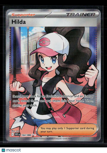 2025 Scarlet & Violet White Flare Hilda Holo Secret Rare SR FA #164/86