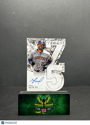 2026 Topps 75 Years of Topps Jose Altuve #75YA-JA /75 Auto
