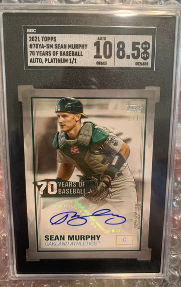 Sean Murphy 2021 Topps 1/1 Auto 