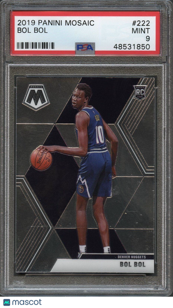 2019-20 Panini Mosaic Bol Bol #222 PSA 9