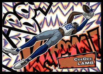 2025 Panini Absolute 10 CeeDee Lamb Kaboom VG Dallas Cowboys