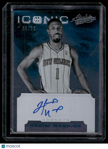 2012-13 Panini Absolute Hakim Warrick #41 Iconic Autographs AU,SN