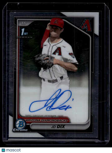 2024 Bowman Draft JD Dix #CPA-JD Chrome Prospect Autographs AU