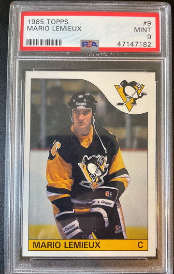 1985 Mario Lemieux PSA 9