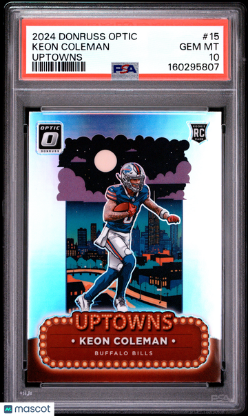 2024 Donruss Optic Uptowns Keon Coleman #15 PSA 10