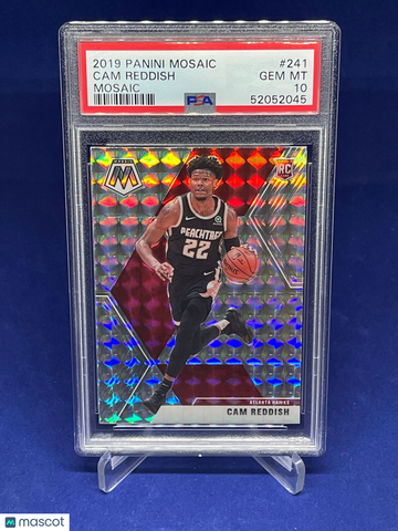 2019 Panini Mosaic Cam Reddish #241 PSA 10