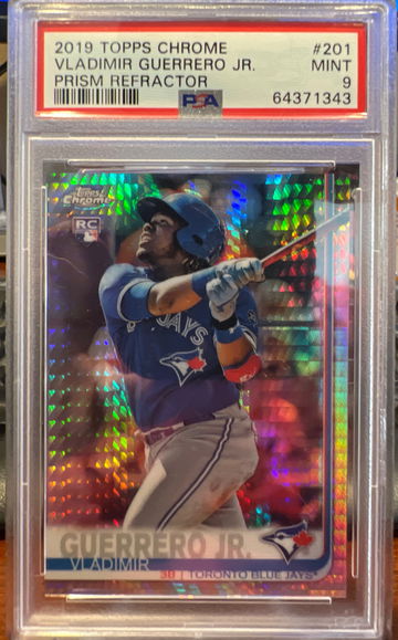 2019 Topps Chrome Vladimir Guerrero Jr. Prism Refractor PSA 9 Mint