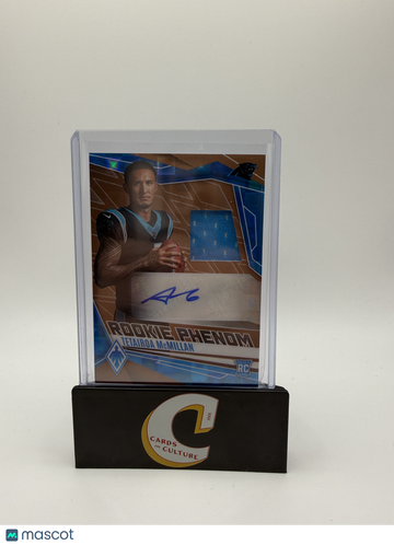 2025 Panini Tetairoa McMillan #RPJ-TMN /199 Autograph Patch RC