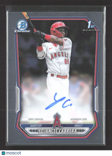 2025 Bowman Chrome Yojancel Cabrera #CPA-YCA 1st Bowman