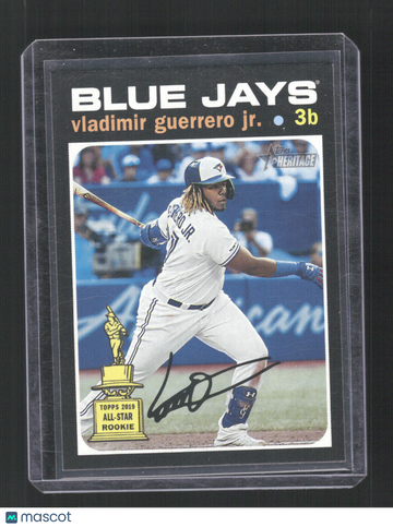 2020 Topps Heritage Vladimir Guerrero Jr. #414b Action Image