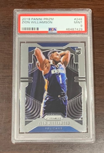 2019 Prizm Zion Williamson PSA 9