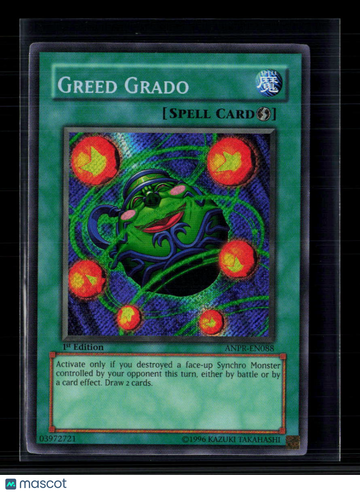 2009 Ancient Prophecy Greed Grado 1st Edition