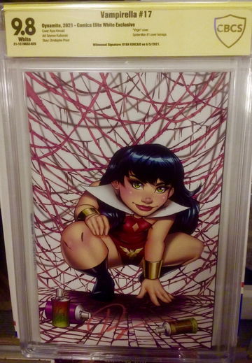 Vampirells #17 - CBCS 9.8 Witnessed Signature by Ryan Kincaid - Virgin Cover