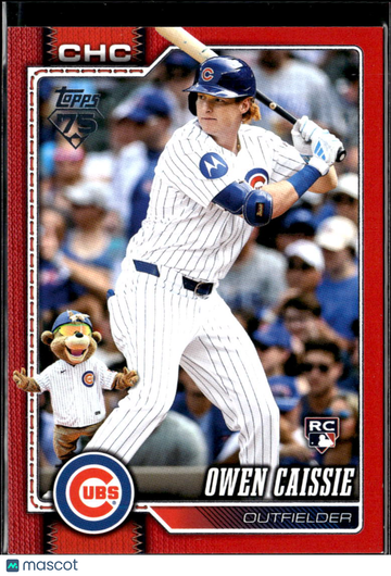 2026 Topps Series One Owen Caissie #233 Red RC