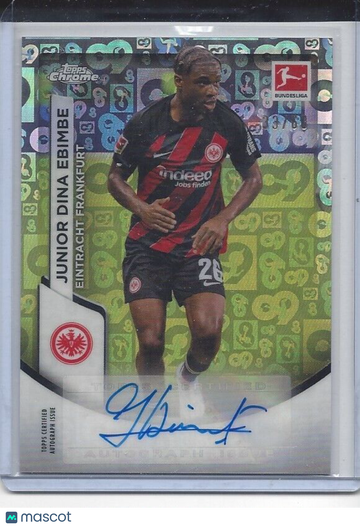 2023-24 Topps Chrome Bundesliga JUNIOR DINA EBIMBE #BCA-JE