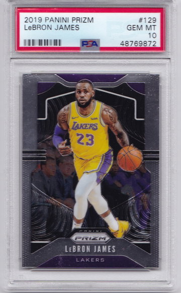 LeBron James 2019 Prizm PSA 10