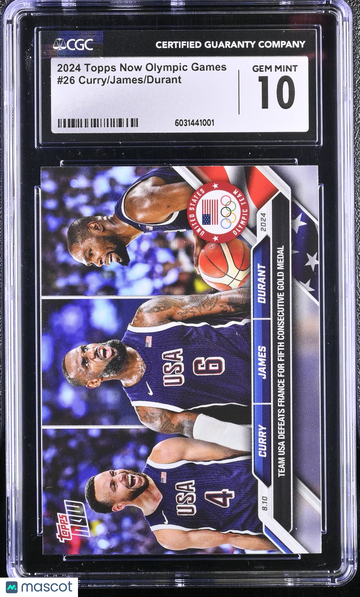 2024 Topps Now Olympic Games #26 CGC 10