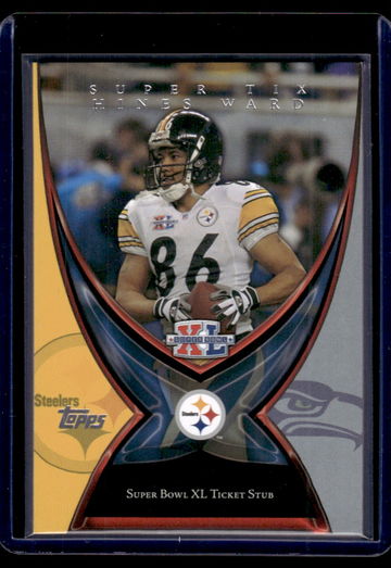 2006 Topps Super Tix Super Bowl XL Ticket Stub Hines Ward #ST5