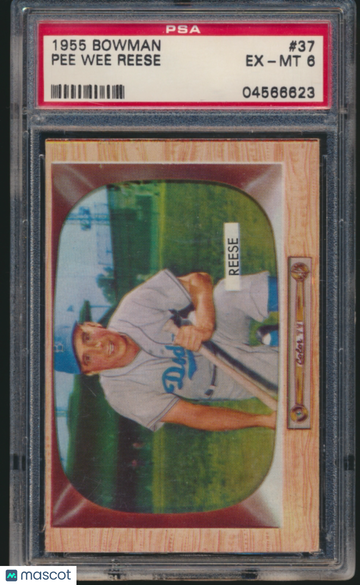 1955 Bowman Pee Wee Reese #37 PSA 6