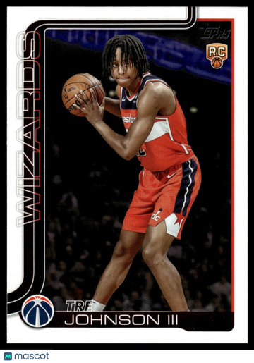 2025-26 Topps Tre Johnson III #206 RC