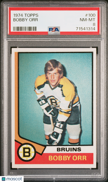 1974 Topps Bobby Orr #100 PSA 8