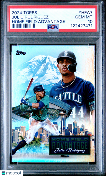 2024 Topps Home Field Advantage Julio Rodriguez #HFA7 PSA 10