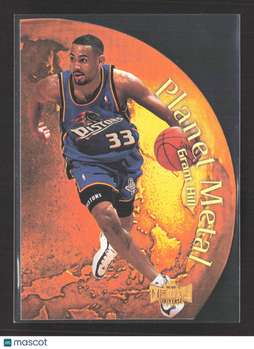 1998 SkyBox Metal Universe Planet Metal Grant Hill #4 OF 15 PM