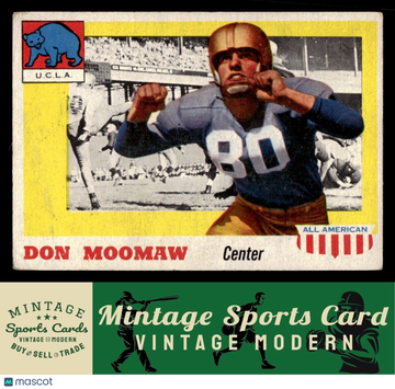 1955 Topps All-American Donn Moomaw #40