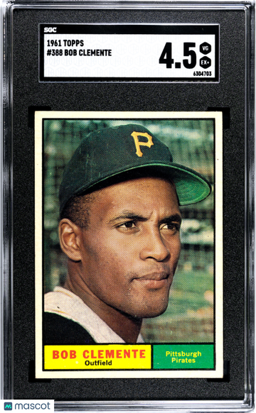 1961 Topps Bob Clemente #388 SGC 4.5