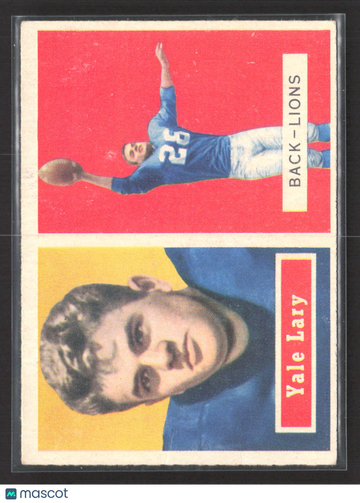 1957 Topps Yale Lary #68