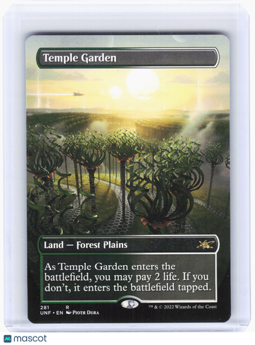 Unfinity Temple Garden (Borderless) Non-Foil Rare #281