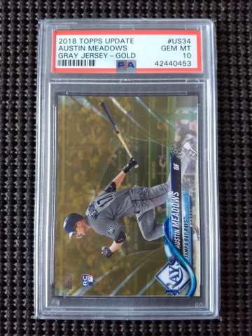 2018 Topps Update Austin Meadows Gold /2018