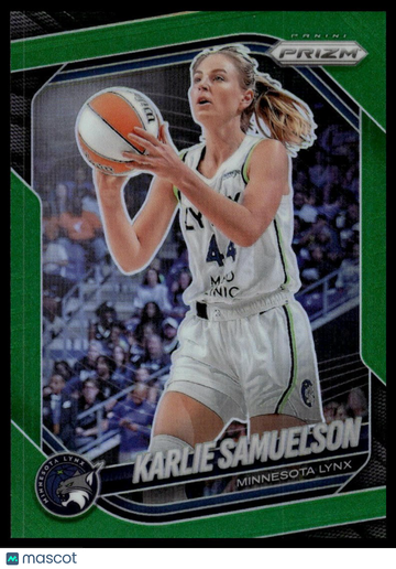2025 Panini Prizm WNBA Karlie Samuelson #102 Green Prizms