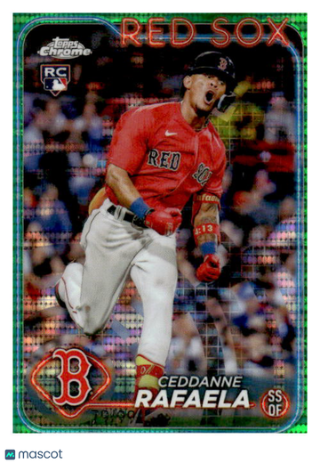 2024 Topps Chrome Ceddanne Rafaela #118 SN