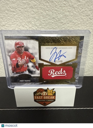 2025 Topps Tier One Joey Votto #TSS-JV Red Short Print Parallel/Variety Topps