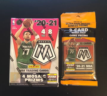 2020-21 Mosaic Basketball Blaster & Cello