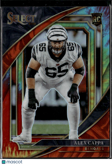 Alex Cappa 2023 Panini Select Prizm Suite Level RC Tie-Dye /25 Cincinnati Bengals