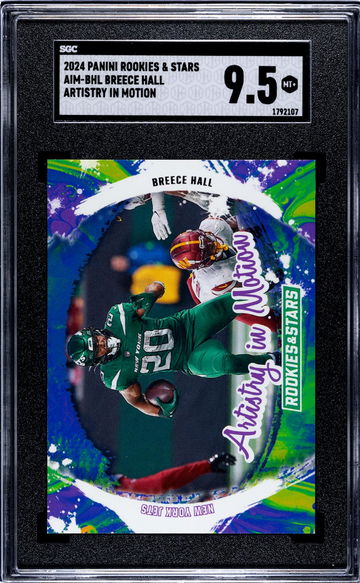 2024 Panini Rookies & Stars #AIM-BHL Breece Hall Artistry In Motion SGC 9.5