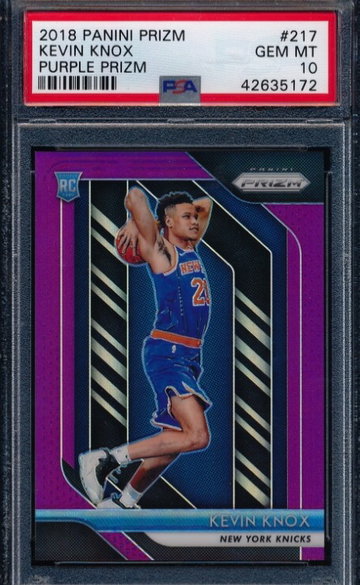 Kevin Knox 2017 Prizm Purple RC /75