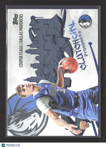 2025 Topps Clutch City Prospects Cooper Flagg #CC-1 RC