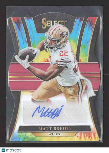 2018 Panini Select Prizm Matt Breida #RS-MB Tie-Dye /25