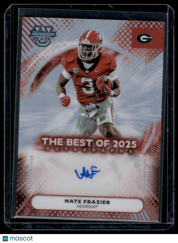 2025 Bowman University Best Football Nate Frazier #BOA-NFR Bowman