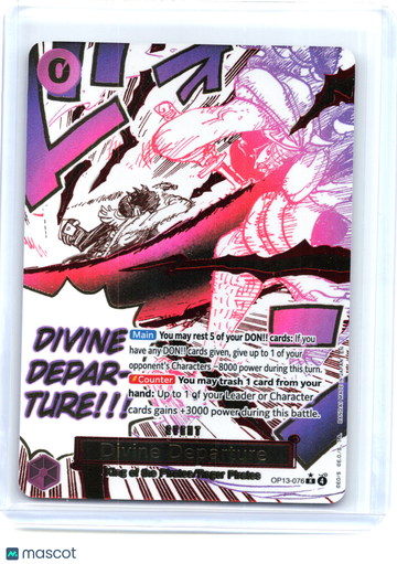 Carrying On His Will Divine departure Foil Rare (Alt Art) #OP13-076