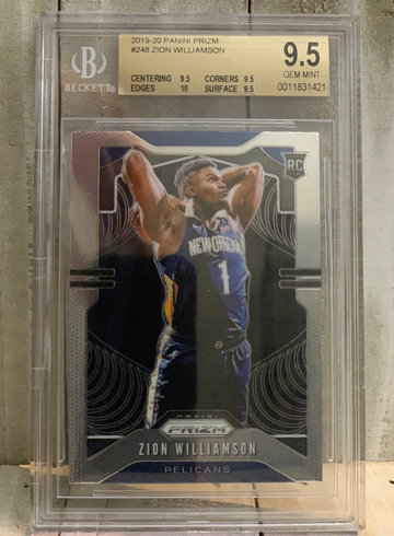 Zion Williamson Panini Prizm RC
