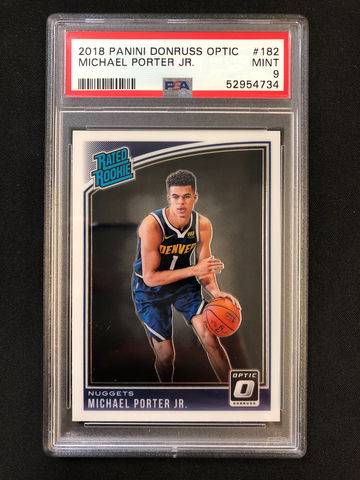 2018 Panini Donruss Optic - Michael Porter Jr - Rated Rookie Base PSA 9