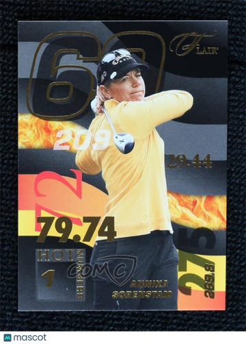 2023 Fleer Ultra - Flair Hot Numbers Annika Sorenstam #HN-4 [None] Insert