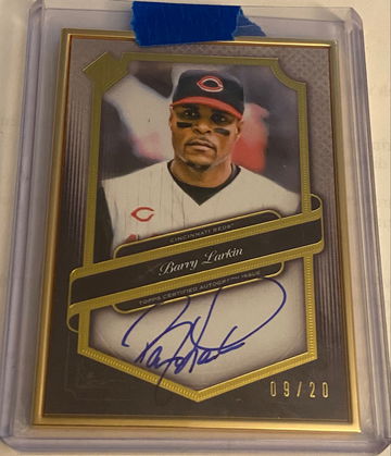 2021 Topps Transcendent Barry Larkin auto /20